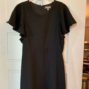 Neiman Marcus Dress Ruffle Cap Sleeves